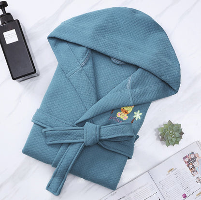 Kids Cotton Cartoon Bathrobe