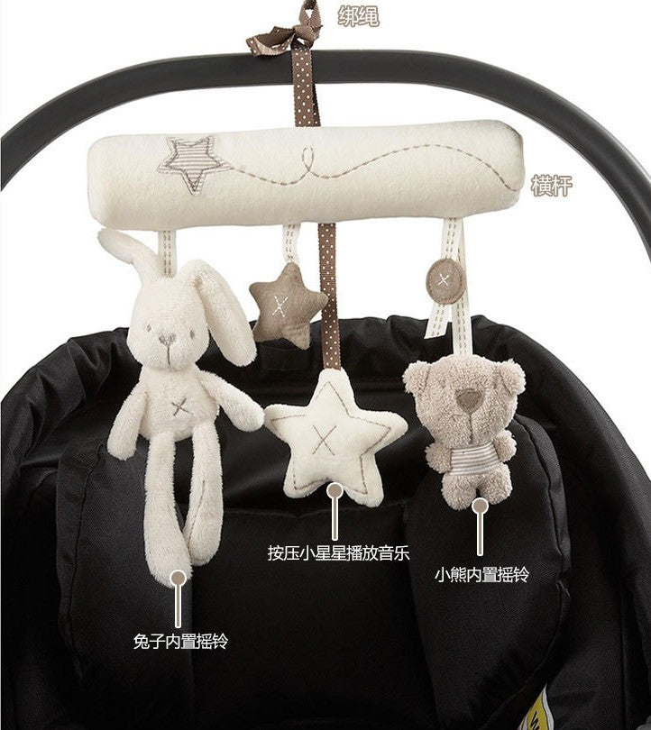 Plush Hanging Rattle Toy