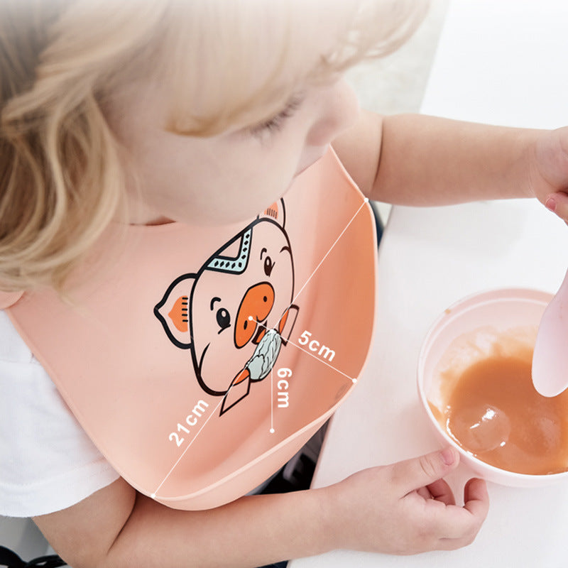 SoftPocket Silicone Baby Bib
