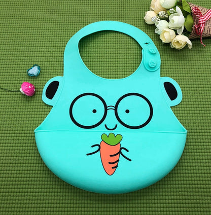 Silicone Meal Pocket Bib