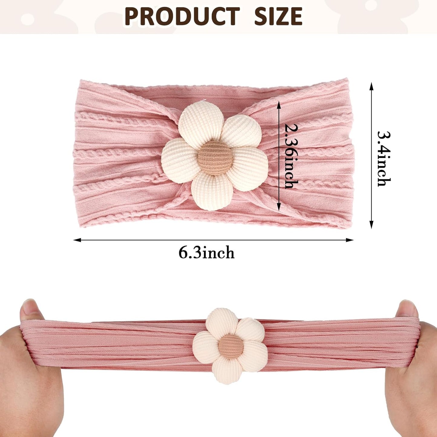 SoftBloom Baby Flower Headband