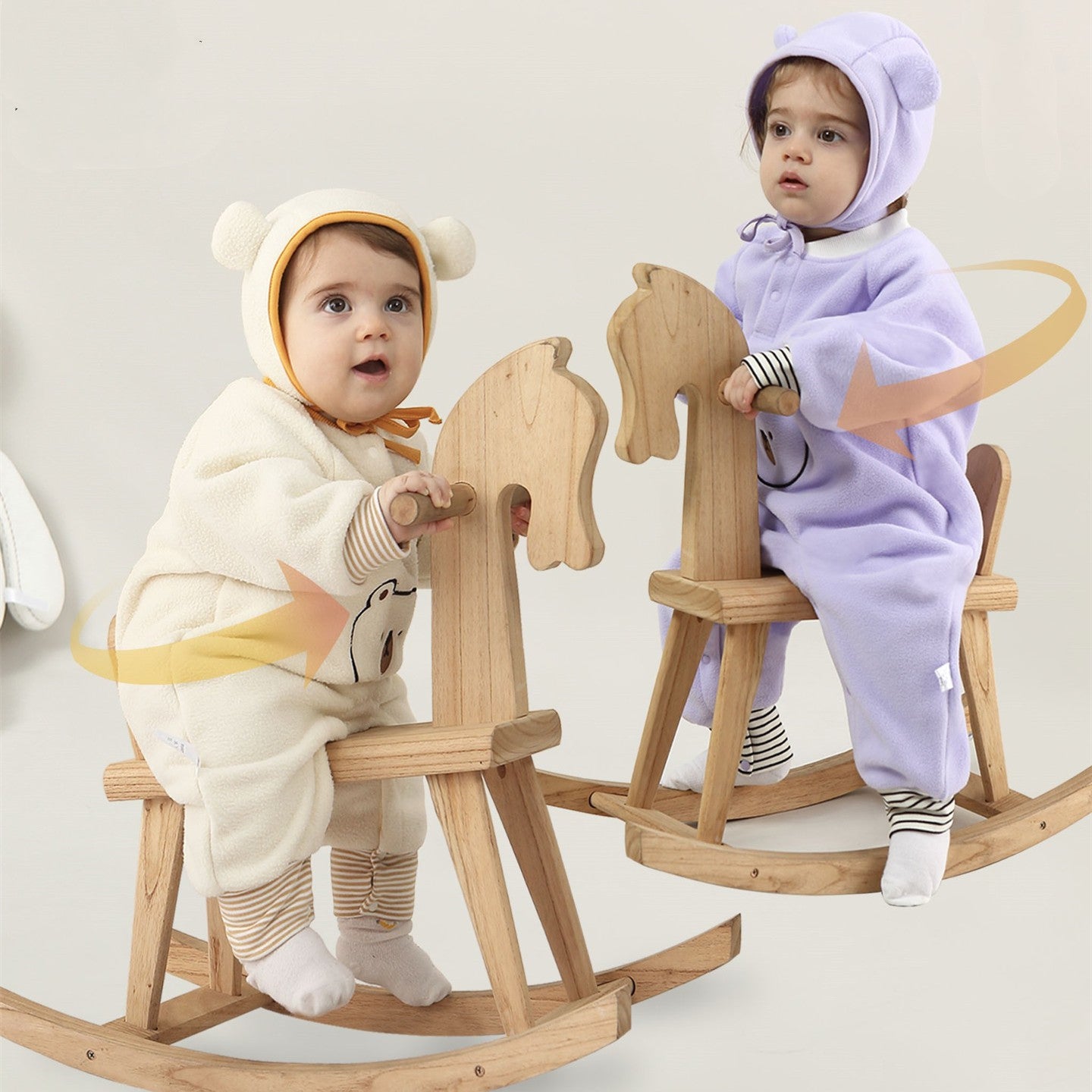 Polar Fleece Bear Baby Jumpsuit