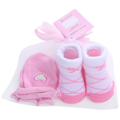 Cartoon Stripe Baby Socks Set